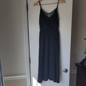 Forever 21 Black Lace Midi Dress